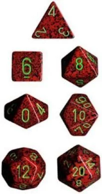 Dice Set Strawberry Speckled (7) CHX25304