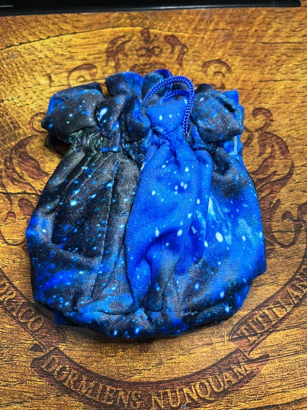 Galaxy Velvet Dice Bag w/ Pockets