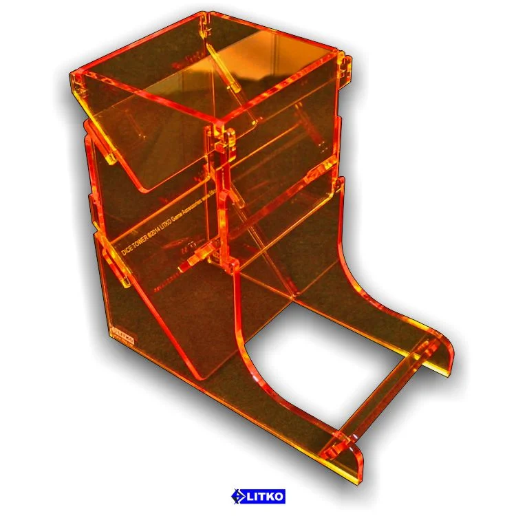 LITKO Fluorescent Amber Dice Tower