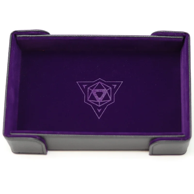 Die Hard Dice Magnetic Rectangle Dice Tray - Purple Velvet