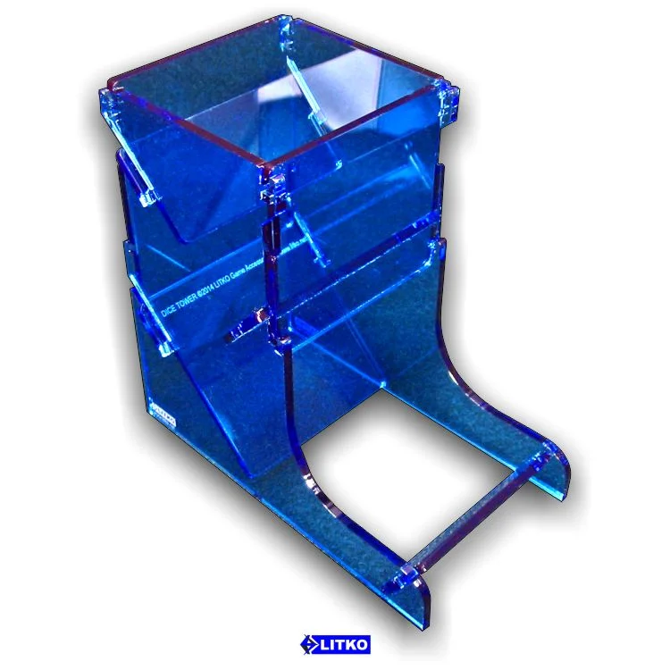 LITKO Fluorescent Blue Dice Tower