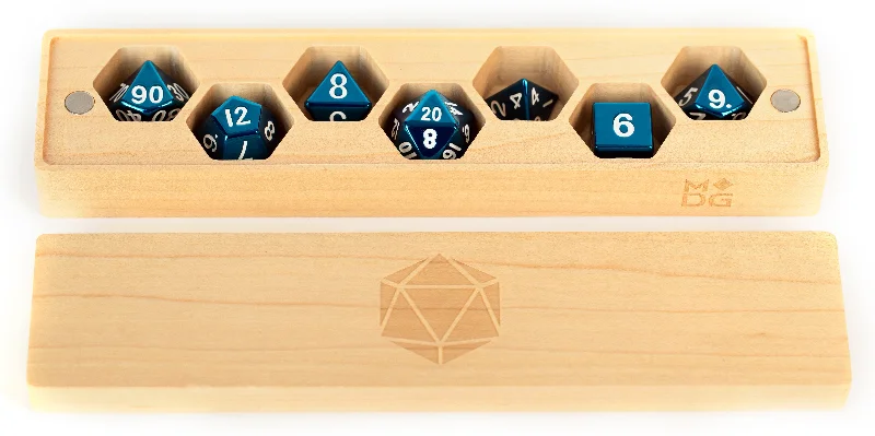 Premium Wood Dice Vault Maple