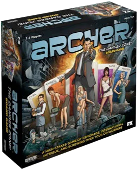 Archer: The Danger Zone! Board Game