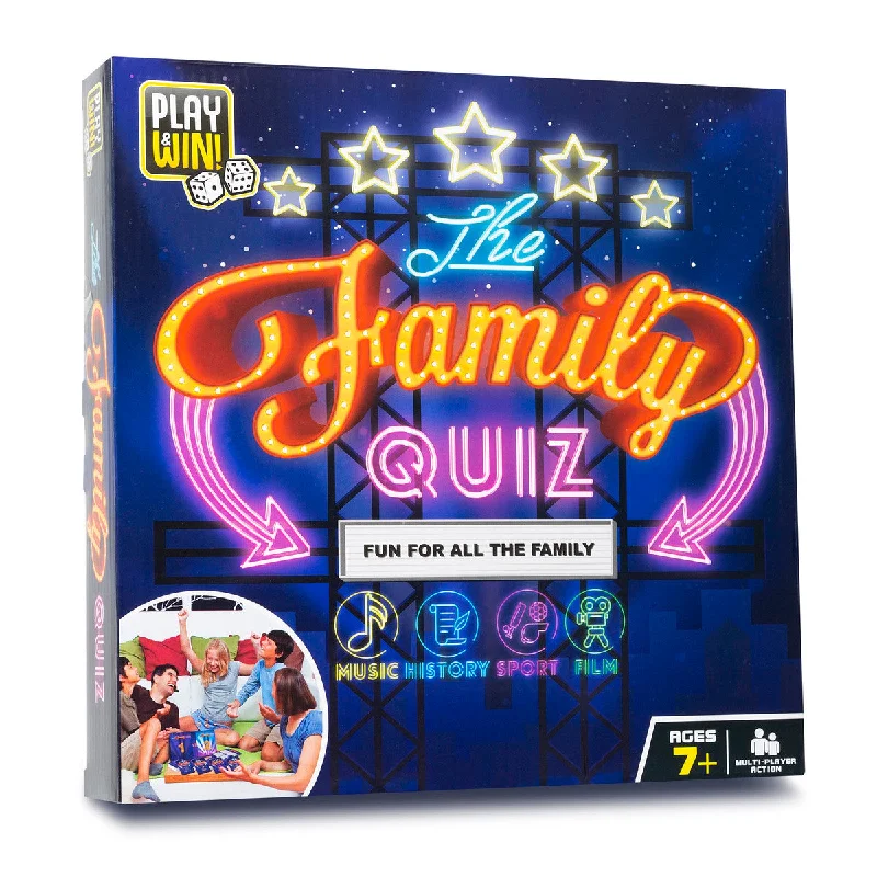 Play & Win The Family Quiz Board Game