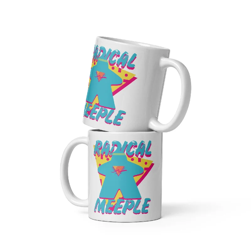 80's Radical Meeple Board Game Coffee Mug