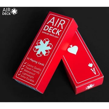 Air Deck Playing Cards - Minimal Red