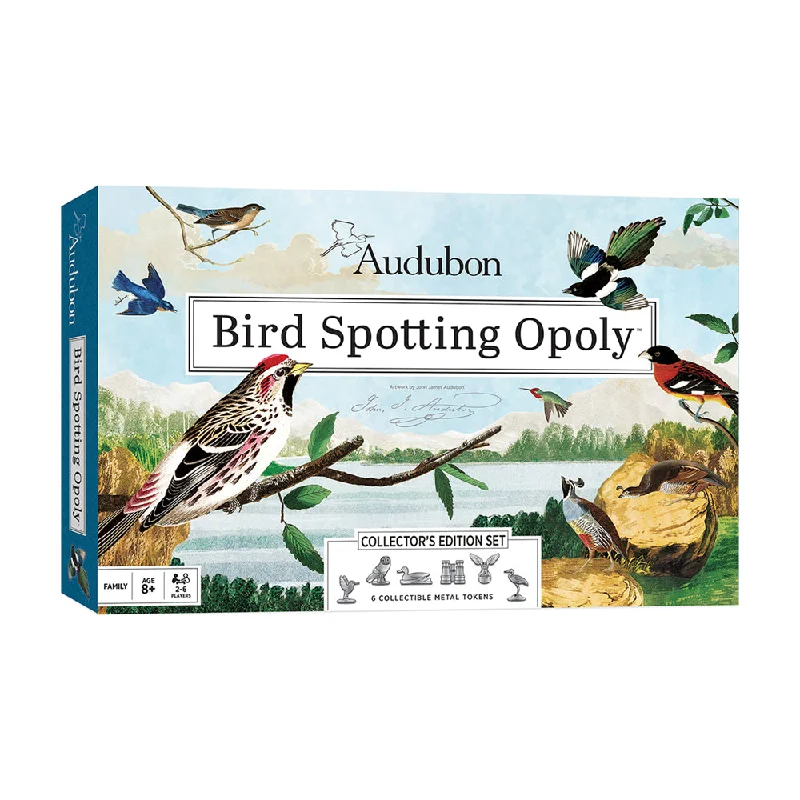 Audubon Bird Spotting Opoly Collector's Edition Board Game