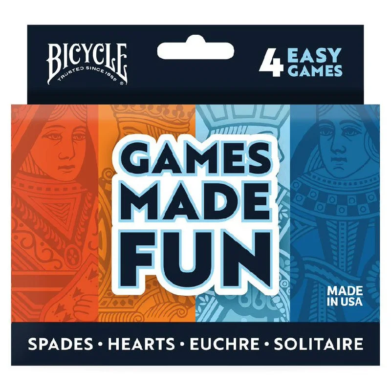 Bicycle Playing Cards - 4-Game Pack