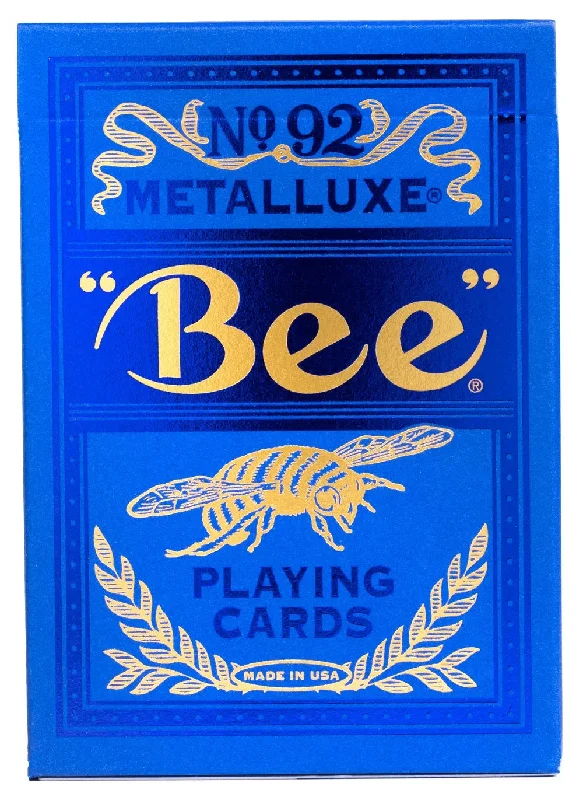 Bicycle Playing Cards - Bee Metalluxe (Blue)