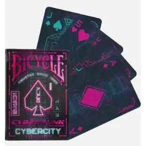 Cyberpunk CyberCity Playing Cards