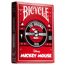 Disney Classic Red Mickey Playing Cards