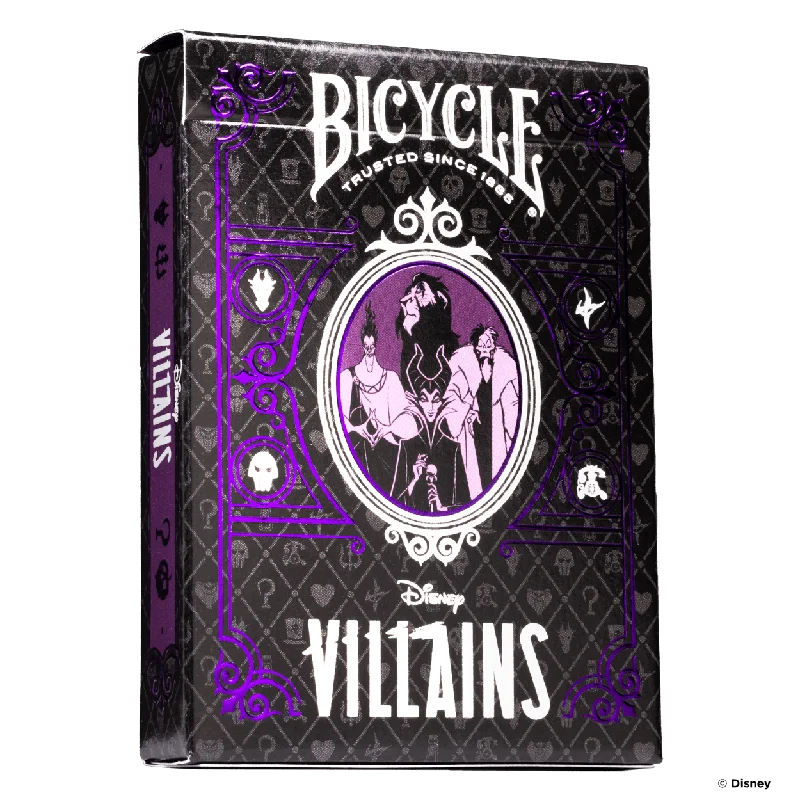 Bicycle Playing Cards - Disney Villains Purple