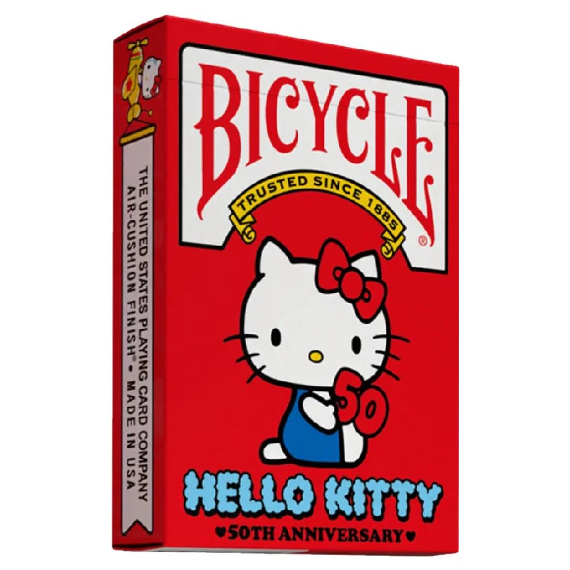 BICYCLE PLAYING CARDS HELLO KITTY 50TH