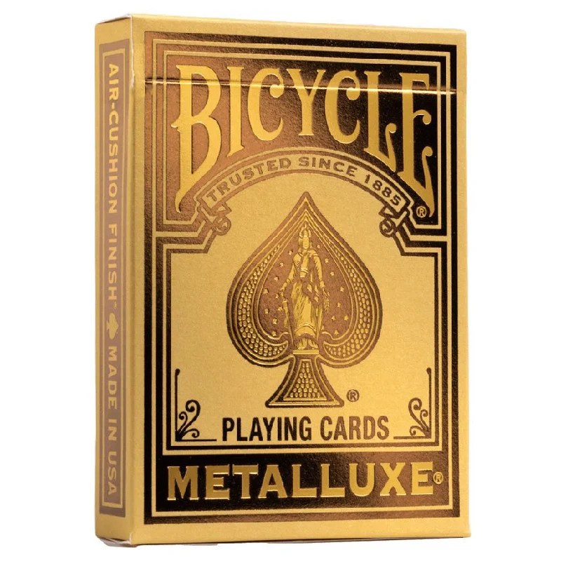 BICYCLE PLAYING CARDS METALLUXE GOLD