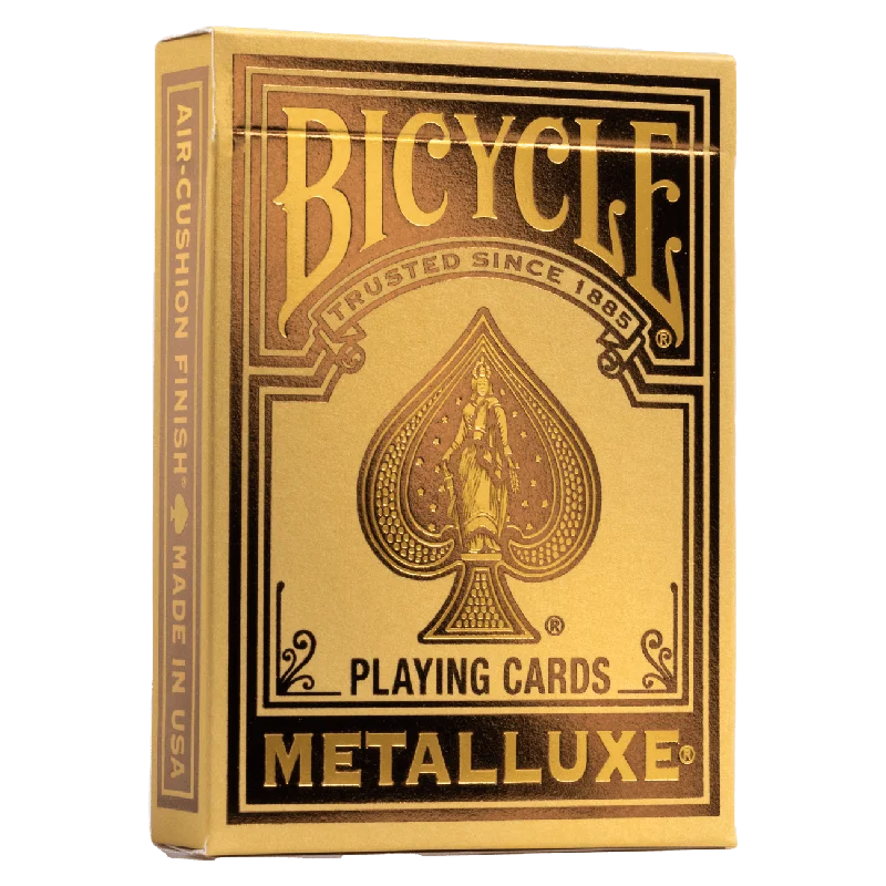 Bicycle Playing Cards - Metalluxe Holiday Gold