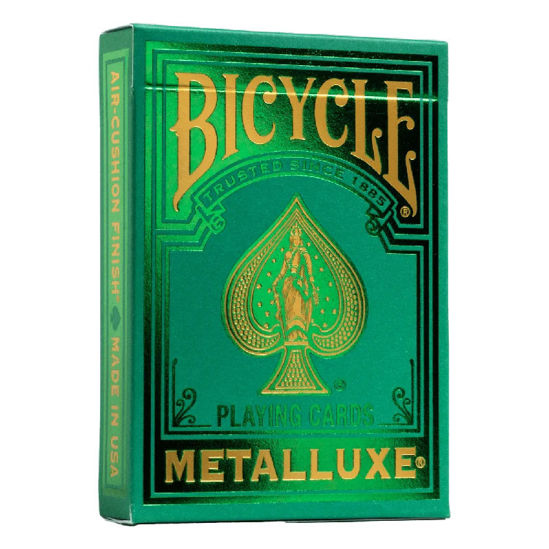 Bicycle Playing Cards - Metalluxe Holiday Green