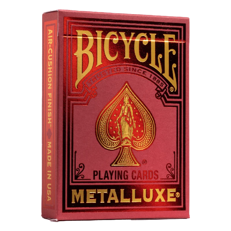 Bicycle Playing Cards - Metalluxe Holiday Red