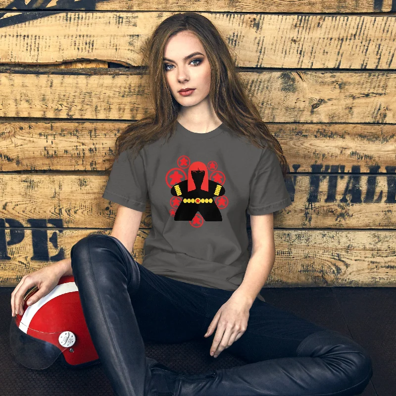 Black Widow Meeple Board Game T-Shirt