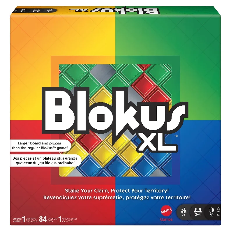 Blokus XL Family Board Games, Brain Games With Large Board And Pieces