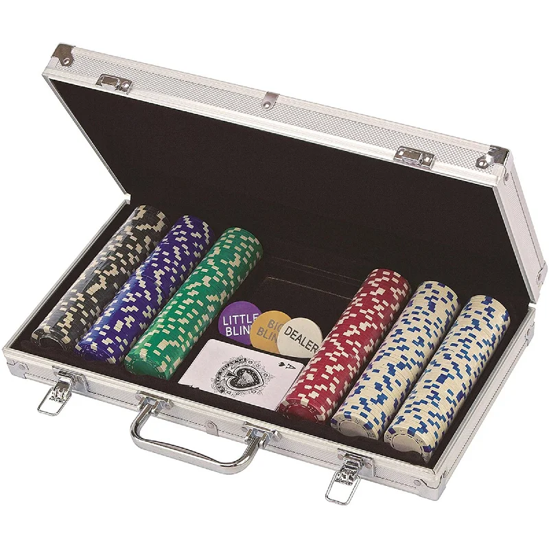 Cardinal Games 11.5G 300Pcs Poker Chip Set In Alloy Case