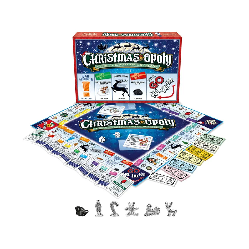 Christmas-opoly Holiday Themed Monopoly Board Game