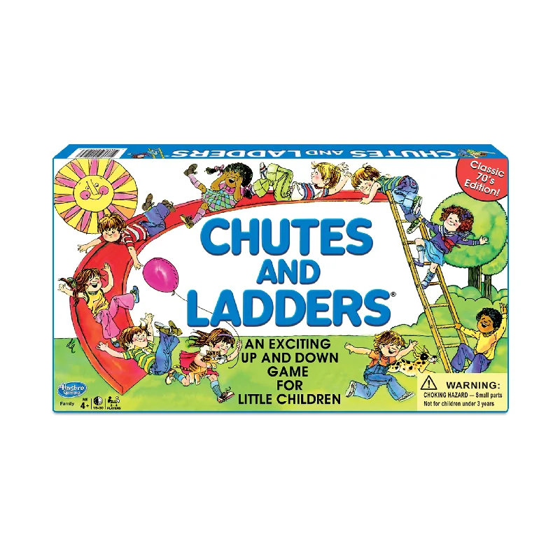 Classic Chutes and Ladders Retro 1978 Edition Board Game