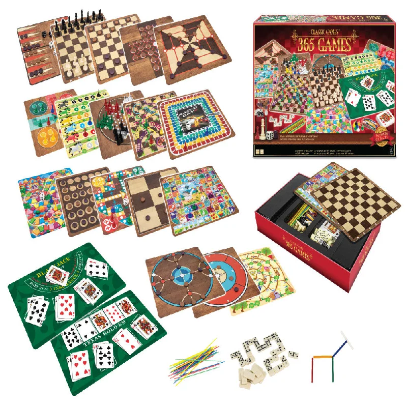 Classic Games - 365 Board Games Collection for Kids