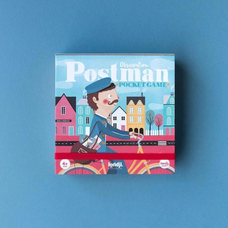 Londji Game Postman Family Board Game Find the neighbors to whom the letters belong 3yrs+