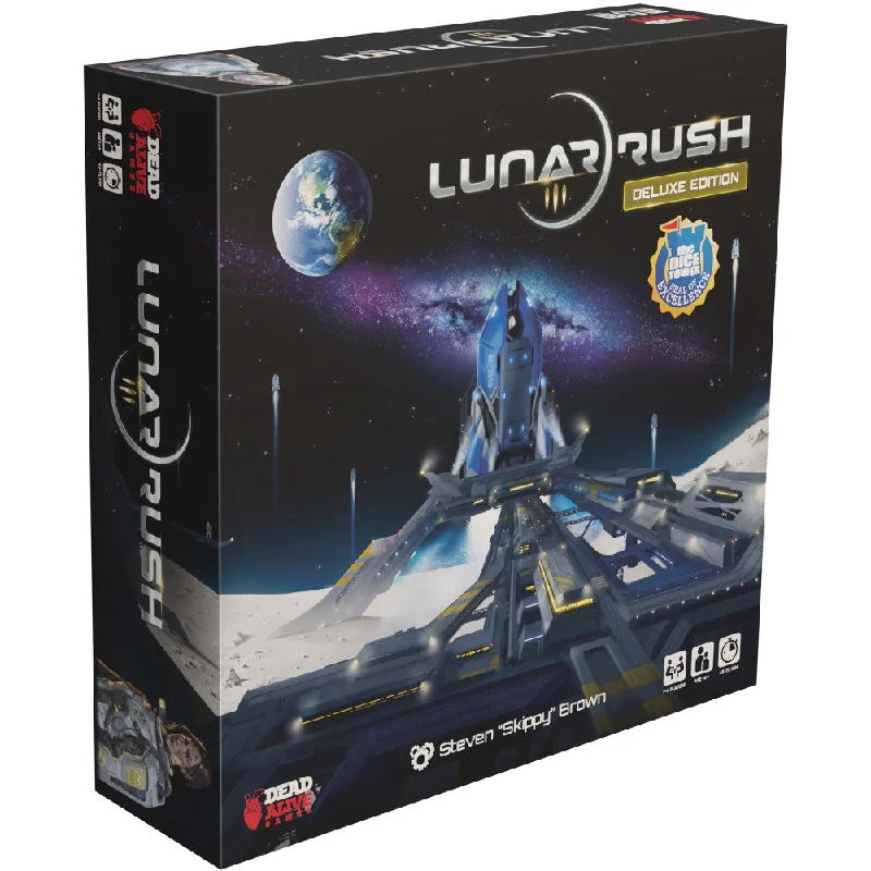 Lunar Rush Deluxe Edition Strategic Board Game for Ages 14+ by Dead Alive Games