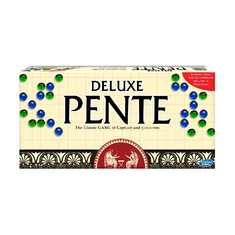 Deluxe Pente Board Game by Winning Moves - Strategic Glass Stone Game