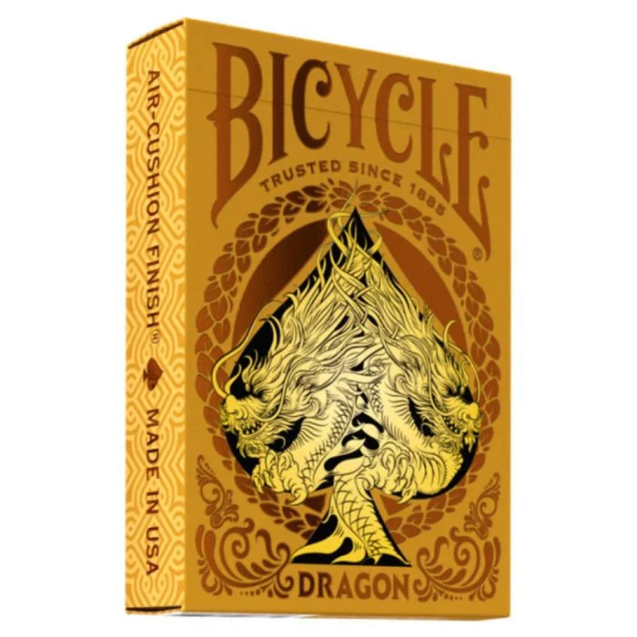 Gold Dragon Playing Cards