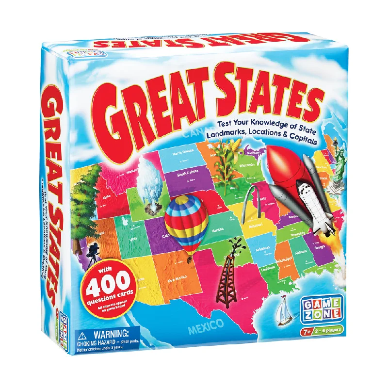 Great States Educational Board Game - Geography Learning Experience