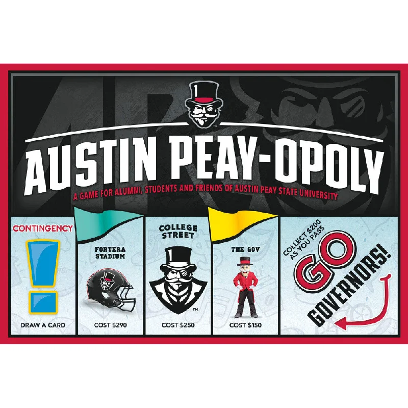 Austin Peay State University Monopoly-Style Board Game, Ages 8+