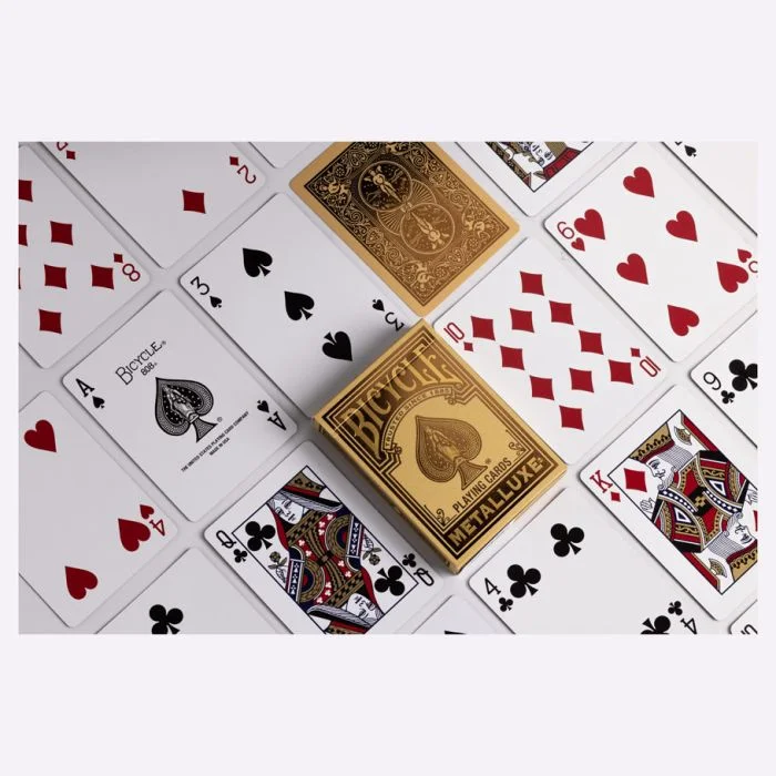 Metalluxe Gold Playing Cards