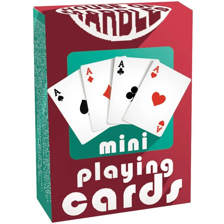 Pack of 54 Novelty Miniature Playing Cards Including 2 Jokers