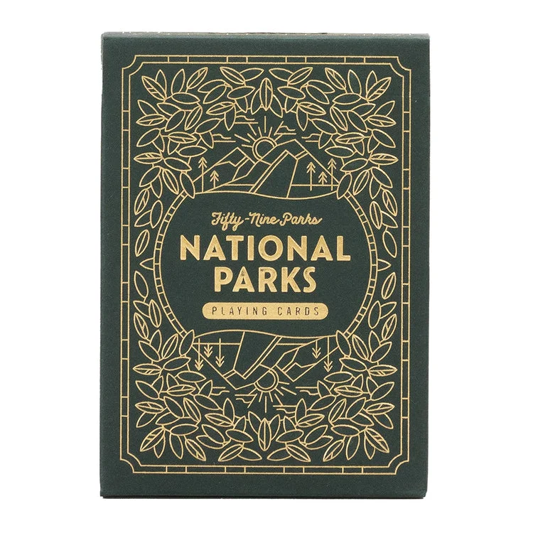 National Parks Playing Cards - Green Deck