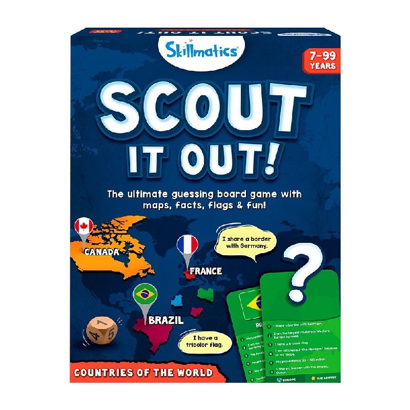 Scout It Out Countries Educational Board Game