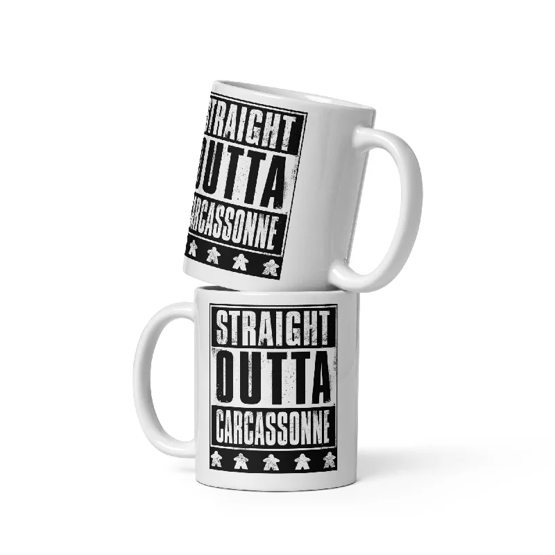 Straight OUTTA Carcassonne Board Game Coffee Mug