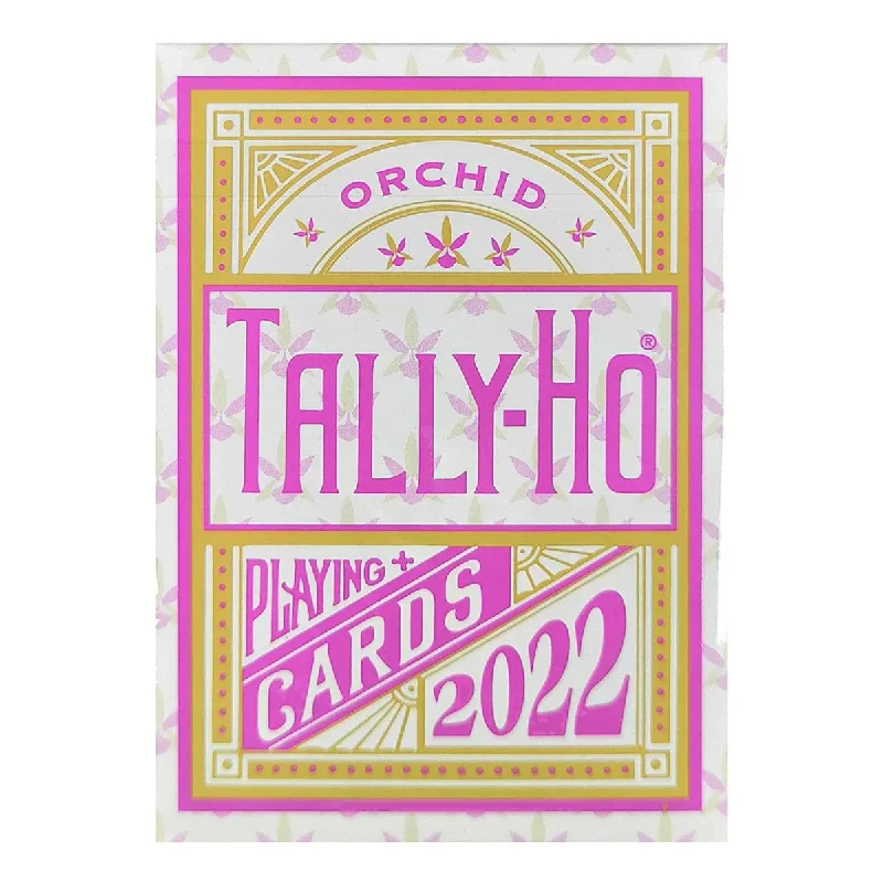 Tally Ho Orchid Playing Cards