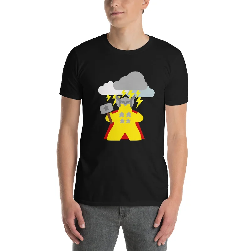 The Mighty Meeple: God of Thunder Board Game T-Shirt