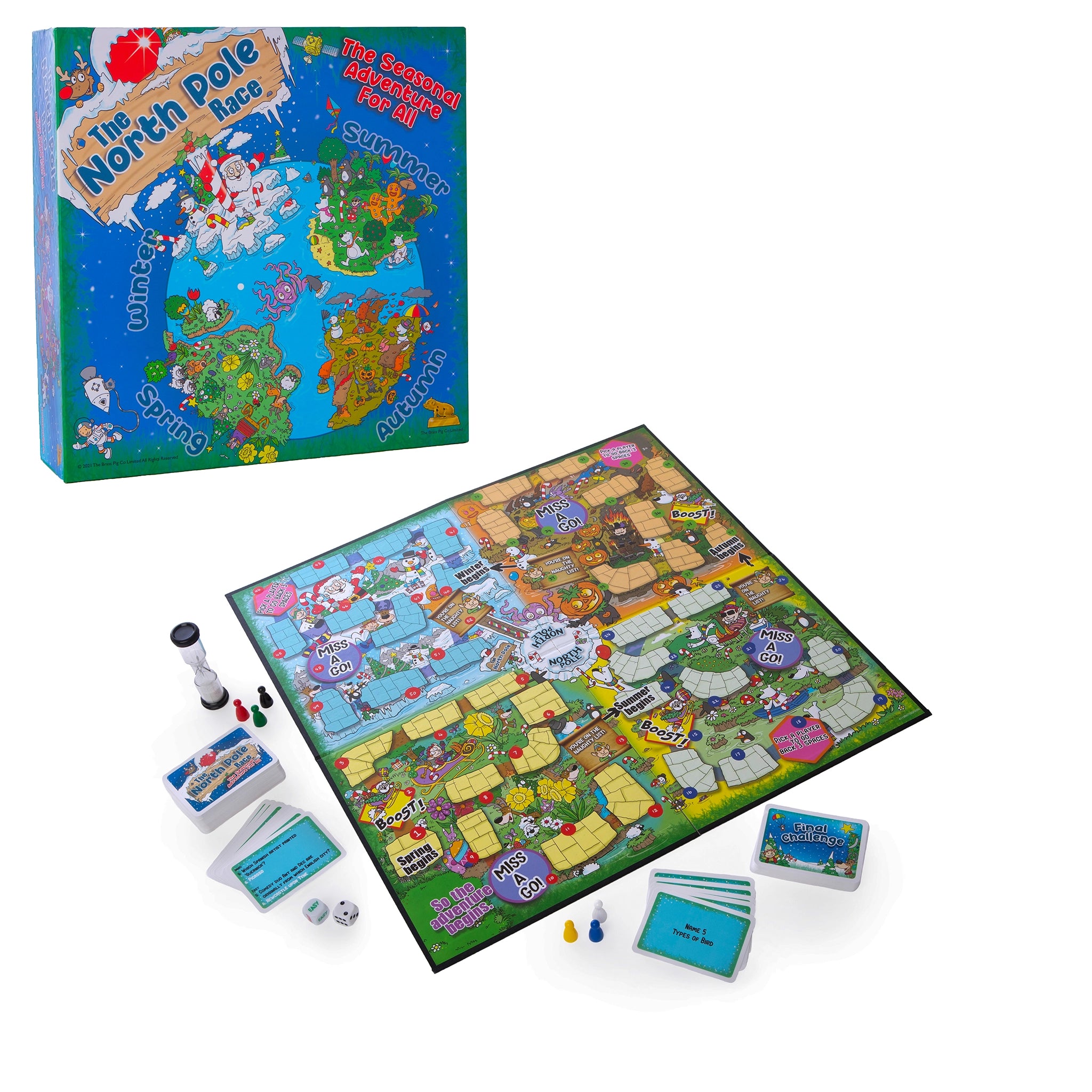 The North Pole Race Board Game