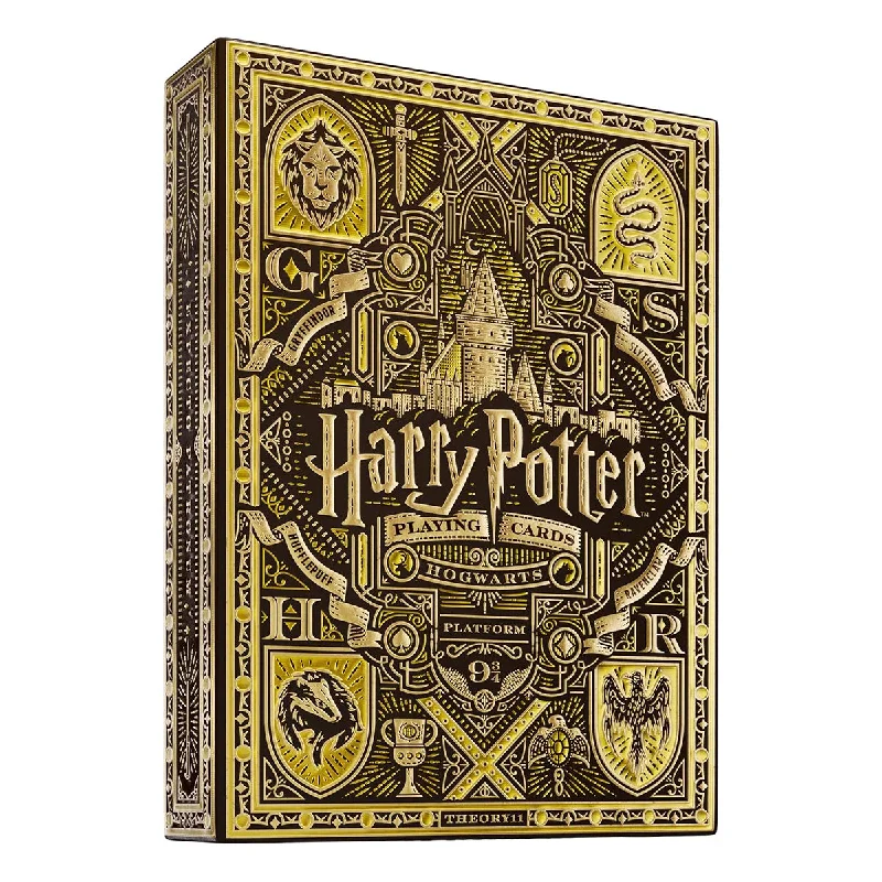 Theory 11 - Harry Potter Playing Cards - Yellow (Hufflepuff)