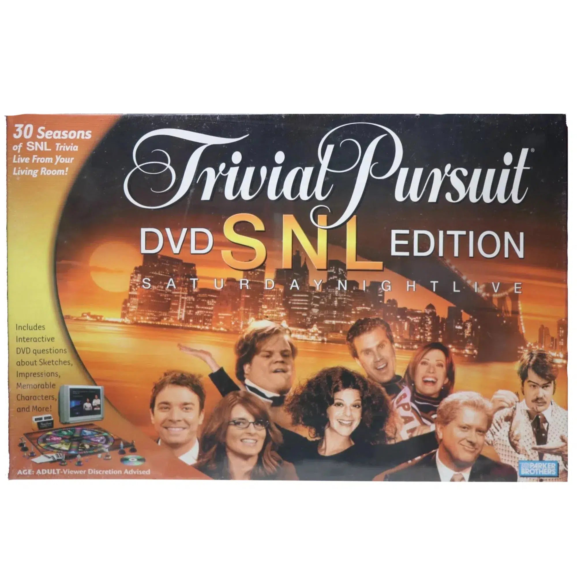 Trivial Pursuit - SNL Edition [Saturday Night Live] DVD Board Game - Parker Brothers