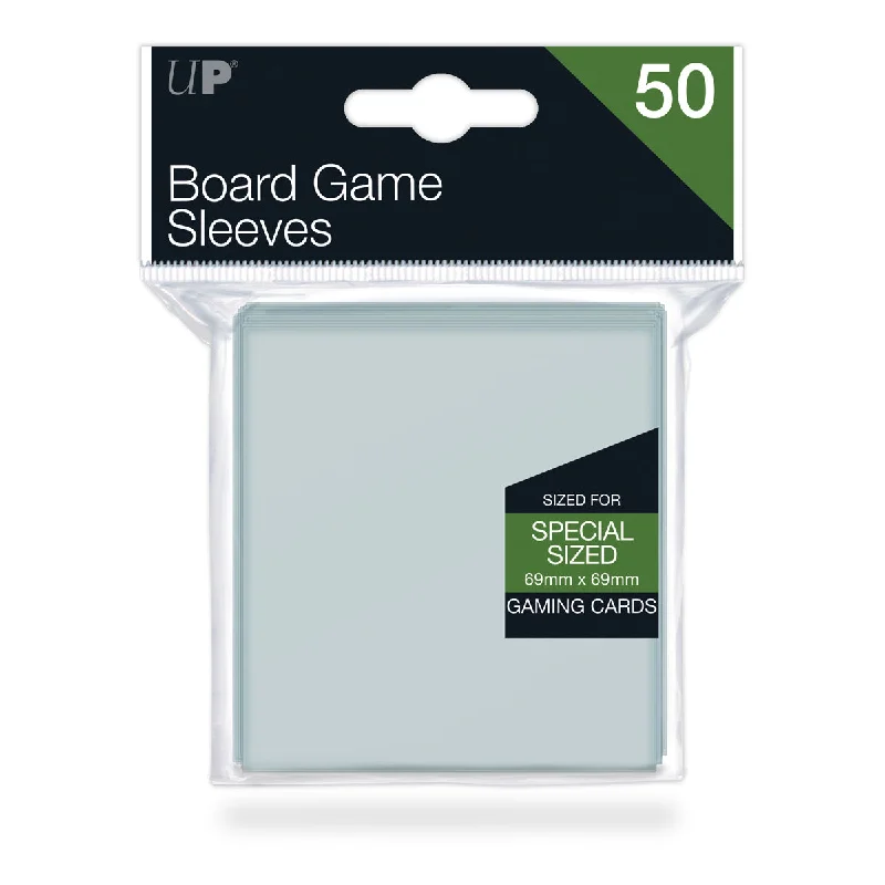 Ultra Pro - Special Square Size Board Game Sleeves (50ct) for 69mm x 69mm Cards