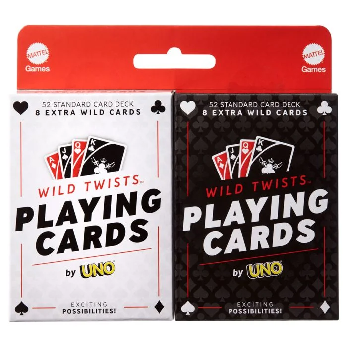 UNO WILD TWISTS PLAYING CARDS 2 PACK