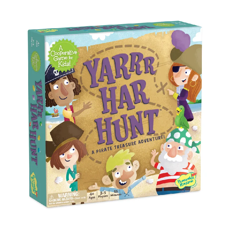 Yarrr Har Hunt Pirate Treasure Adventure Cooperative Board Game