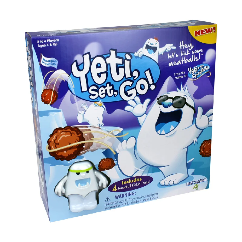 Yeti, Set, Go! Meatball Madness Family Board Game